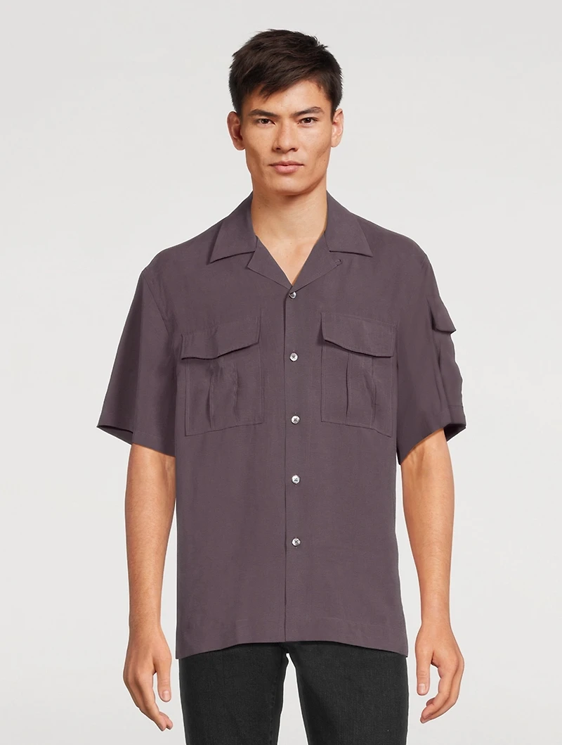Short-Sleeve Shirt With Pockets