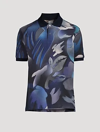 Cotton Polo Shirt Hot Summer Print