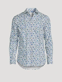 Cotton Tailored Shirt Floral Print