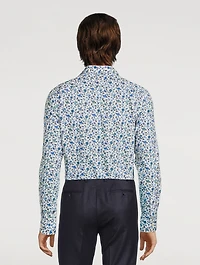 Cotton Tailored Shirt Floral Print