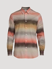 Cotton Shirt Untitled Stripe Print