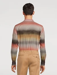 Cotton Shirt Untitled Stripe Print