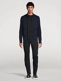 Wool-Blend Bomber Jacket