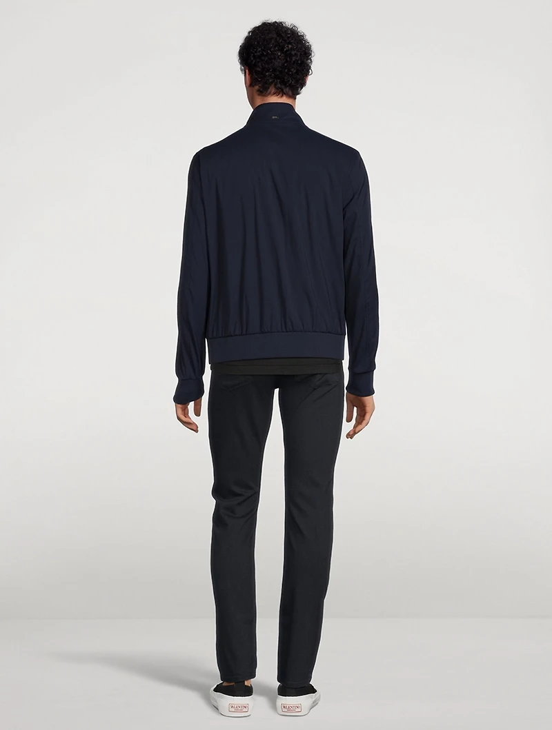 Wool-Blend Bomber Jacket