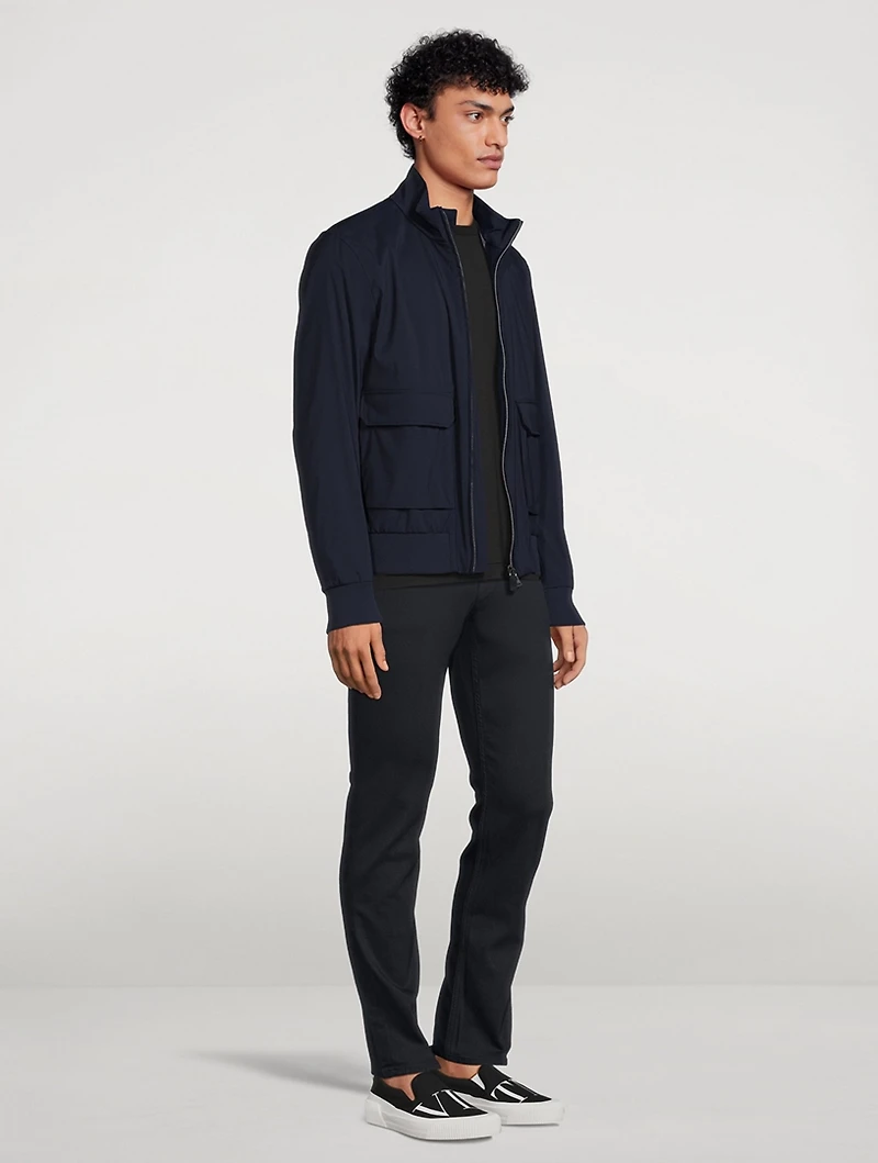 Wool-Blend Bomber Jacket