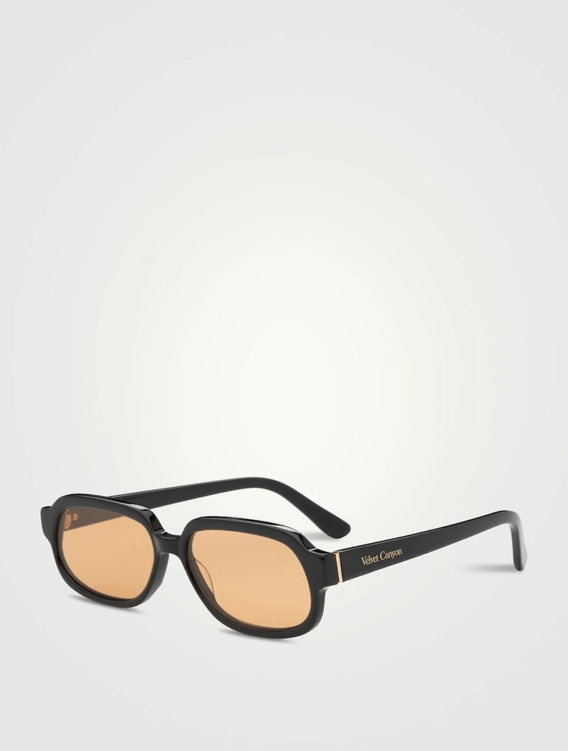 Fortune Favored Rectangular Sunglasses