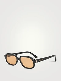 Fortune Favored Rectangular Sunglasses
