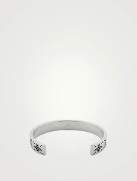 Sterling Silver Bee And Double G Motif Bracelet