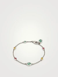 Sterling Silver Interlocking G Bracelet