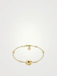 18K Gold Charm And Star Bracelet