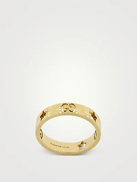 18K Gold Star Ring