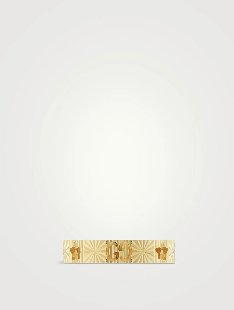 18K Gold Star Ring
