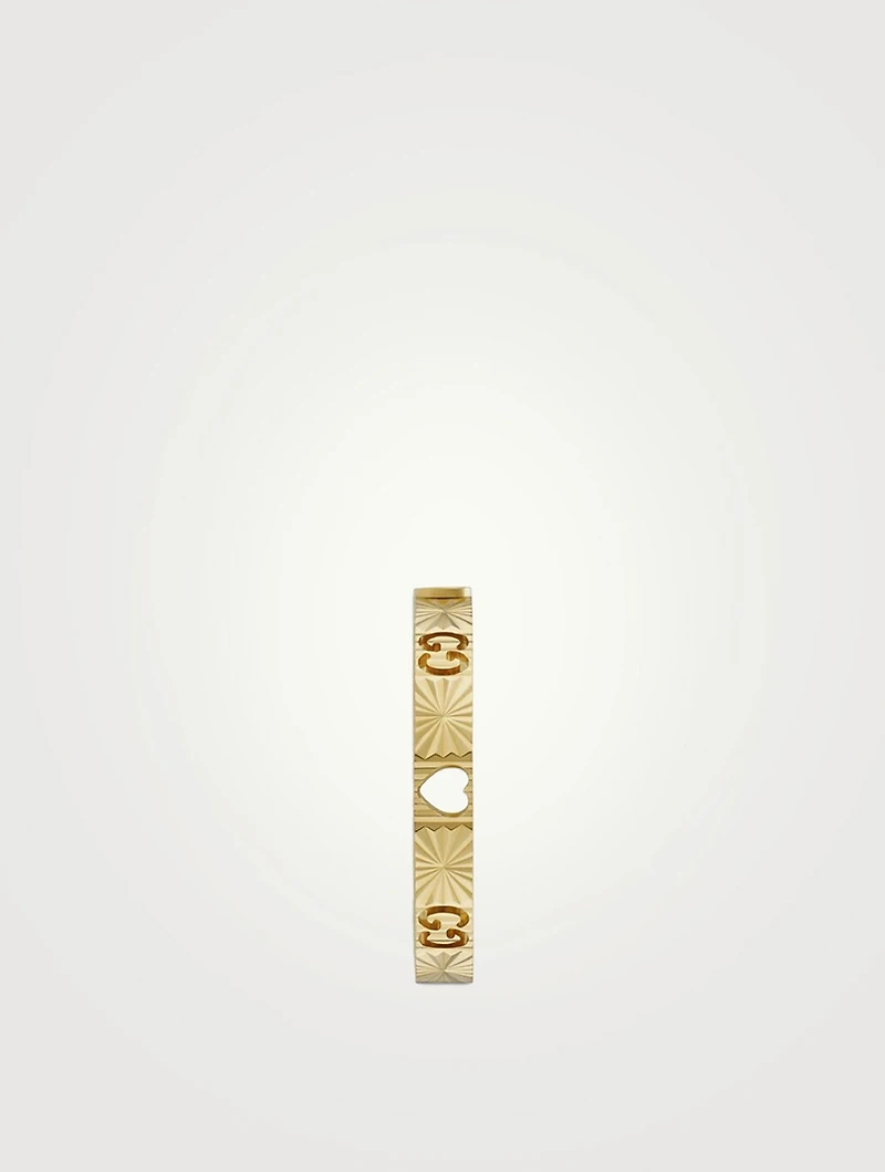 18K Gold Ring With Diamonds