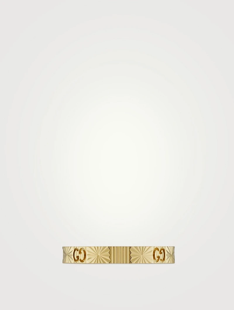 18K Gold Ring With Diamonds