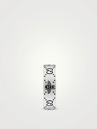 Sterling Silver Bee And Double G Motif Ring
