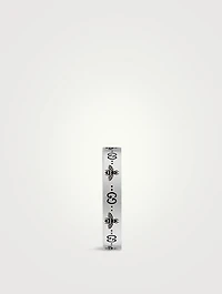 Sterling Silver Bee And Double G Motif Ring