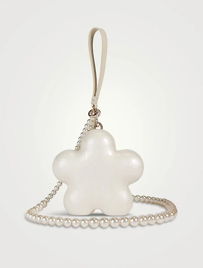Micro Star Bag With Pearl Crossbody Strap