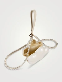 Micro Star Bag With Pearl Crossbody Strap