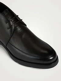 Leather Laced Ankle Boots