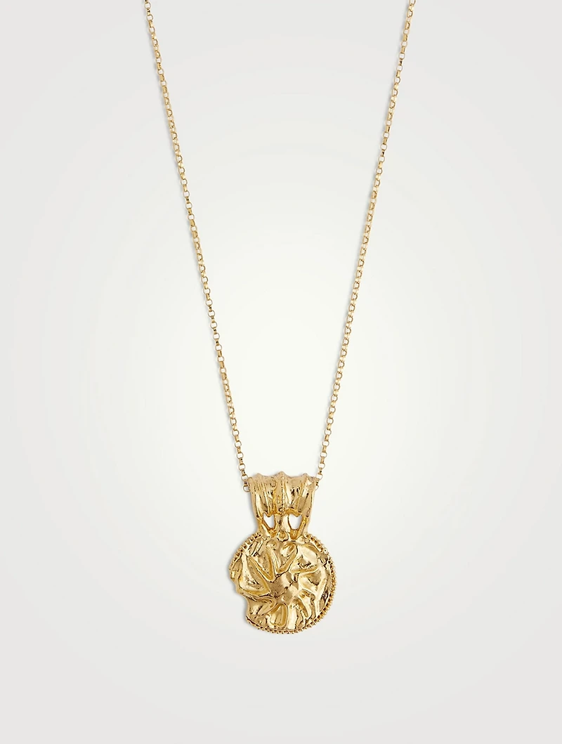 The Medium Sun Salutations Medallion Necklace