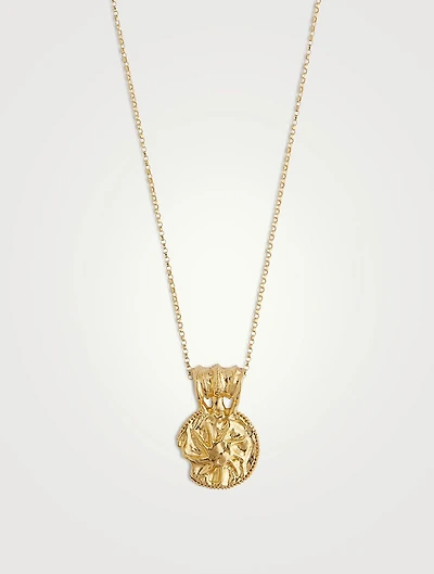 The Medium Sun Salutations Medallion Necklace