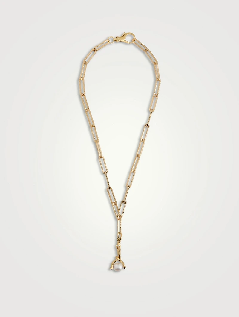 The Celestial Raindrop Pearl Choker Necklace
