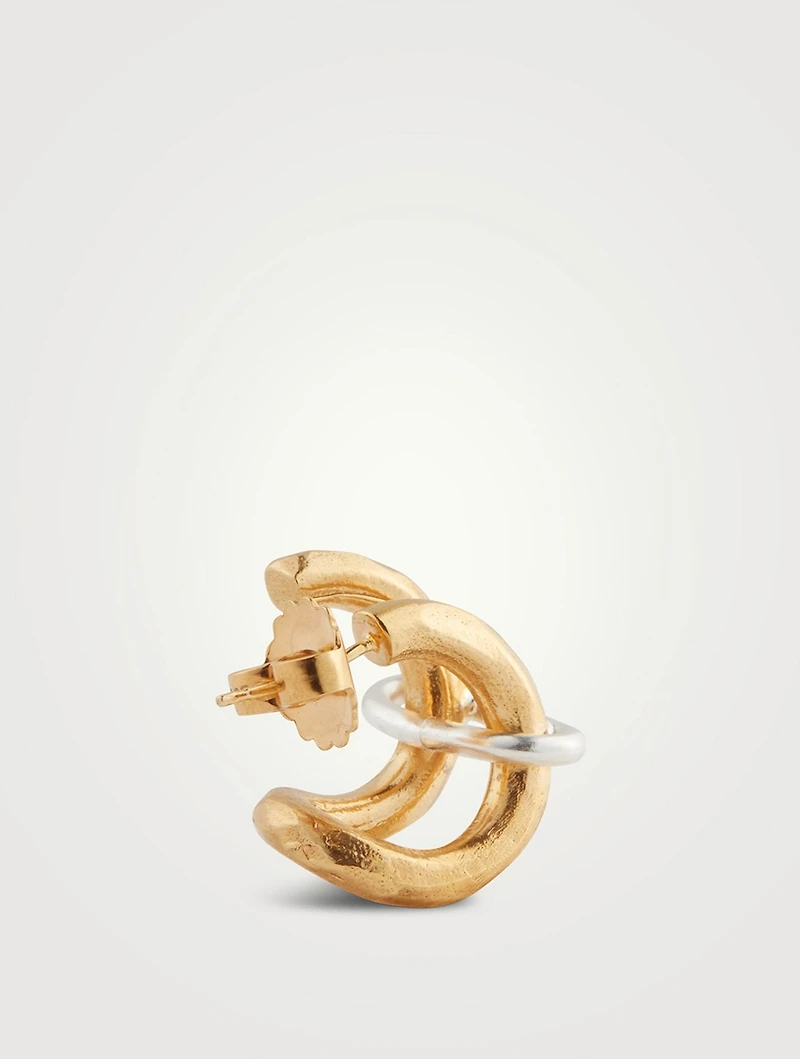 The Sun Salutations Double Hoop Earrings