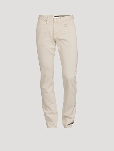 Corduroy Slim-Fit Pants