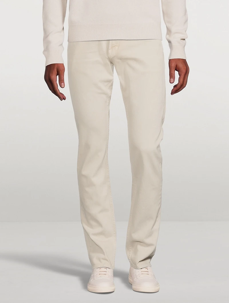 Corduroy Slim-Fit Pants
