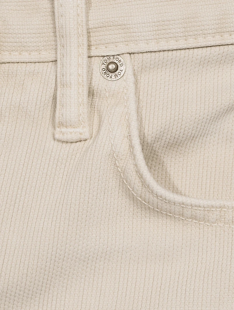 Corduroy Slim-Fit Pants