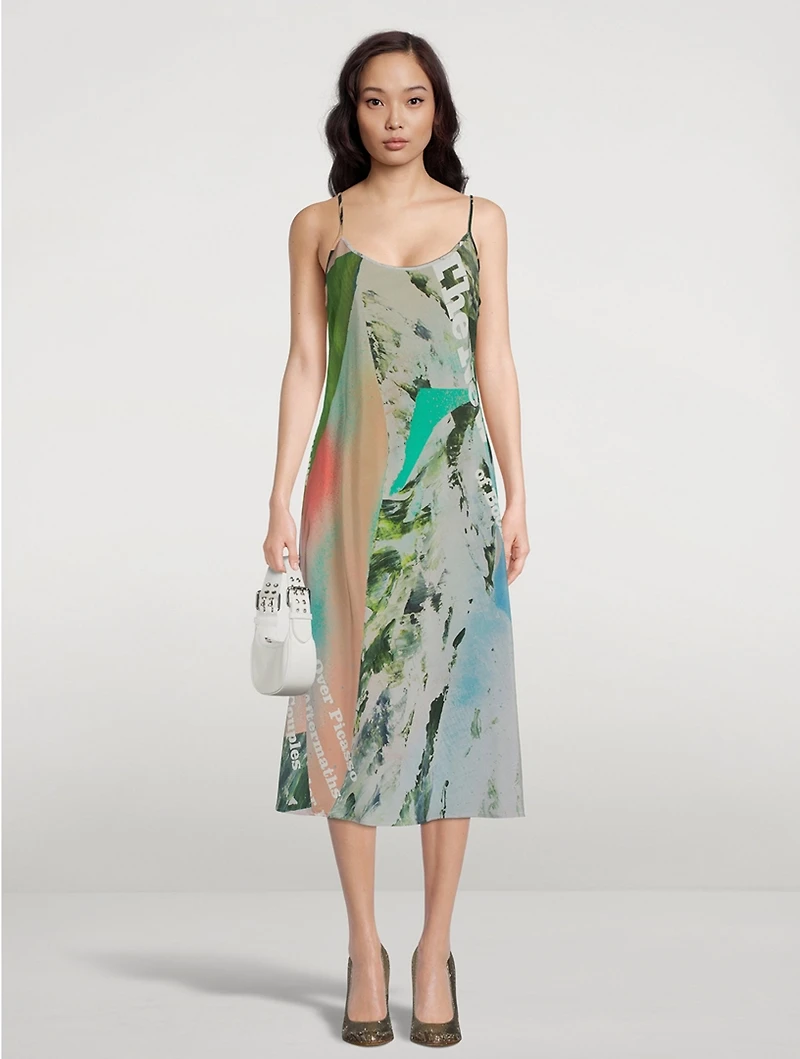 Wren Silk Slip Dress New York Review of Books Print