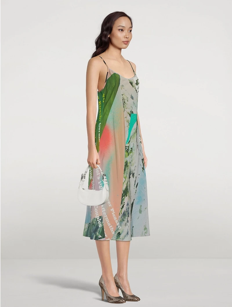 Wren Silk Slip Dress New York Review of Books Print