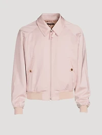 Wool-Blend Blouson Jacket