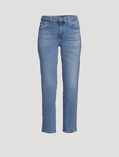 Saige High-Rise Straight Jeans