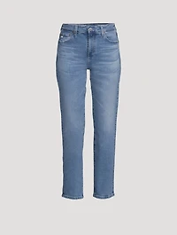 Saige High-Rise Straight Jeans