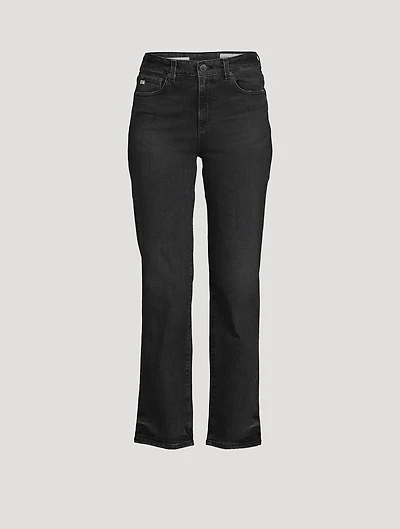Saige High-Rise Straight Jeans