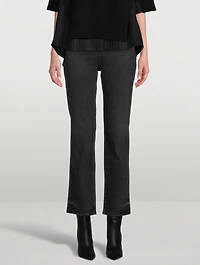 Saige High-Rise Straight Jeans