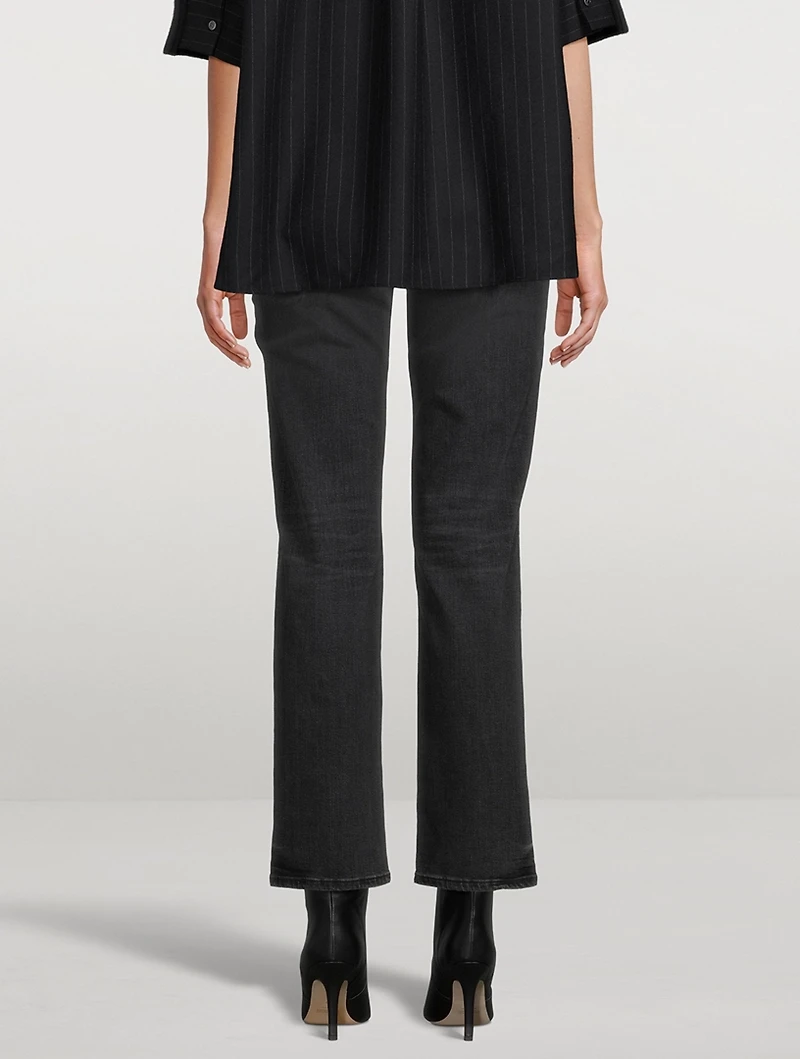 Saige High-Rise Straight Jeans