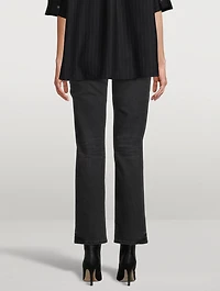 Saige High-Rise Straight Jeans