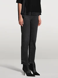 Saige High-Rise Straight Jeans