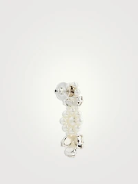 Daisy Leaf Cluster Drop Earrings