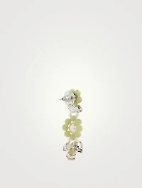 Daisy Leaf Cluster Earrings