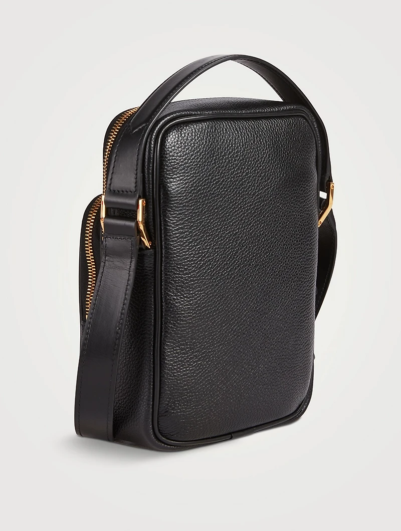 Leather Mini Messenger Bag