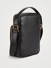 Leather Mini Messenger Bag