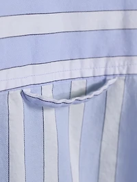 Kayla Cotton Shirt Stripe Print