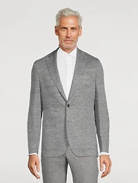 Hampton Linen-Blend Melange Jacket