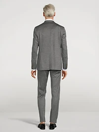 Hartford Wool And Silk Two-Blend Suit