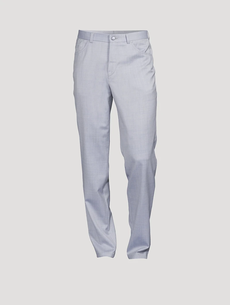 Sage Wool Tailored Pants