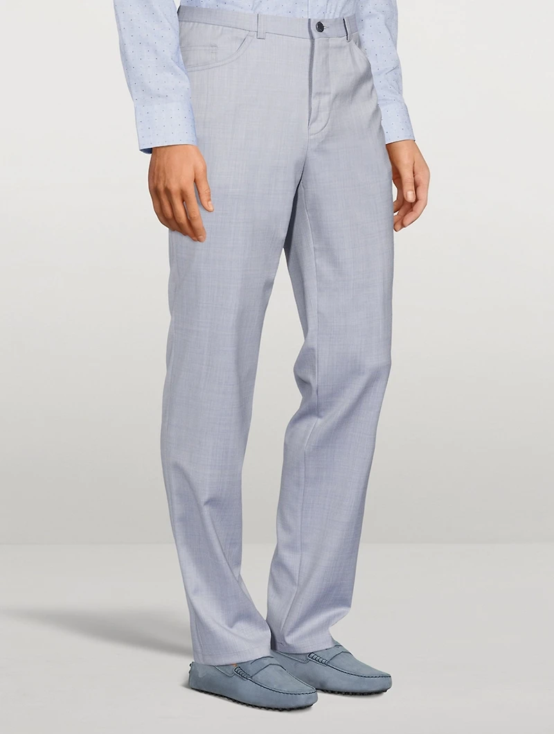 Sage Wool Tailored Pants
