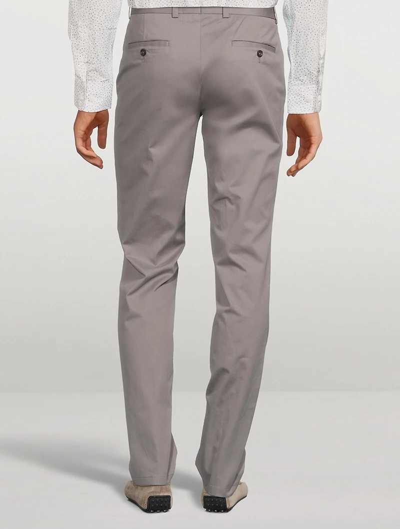 Sage Cotton And Cashmere Stretch Pants